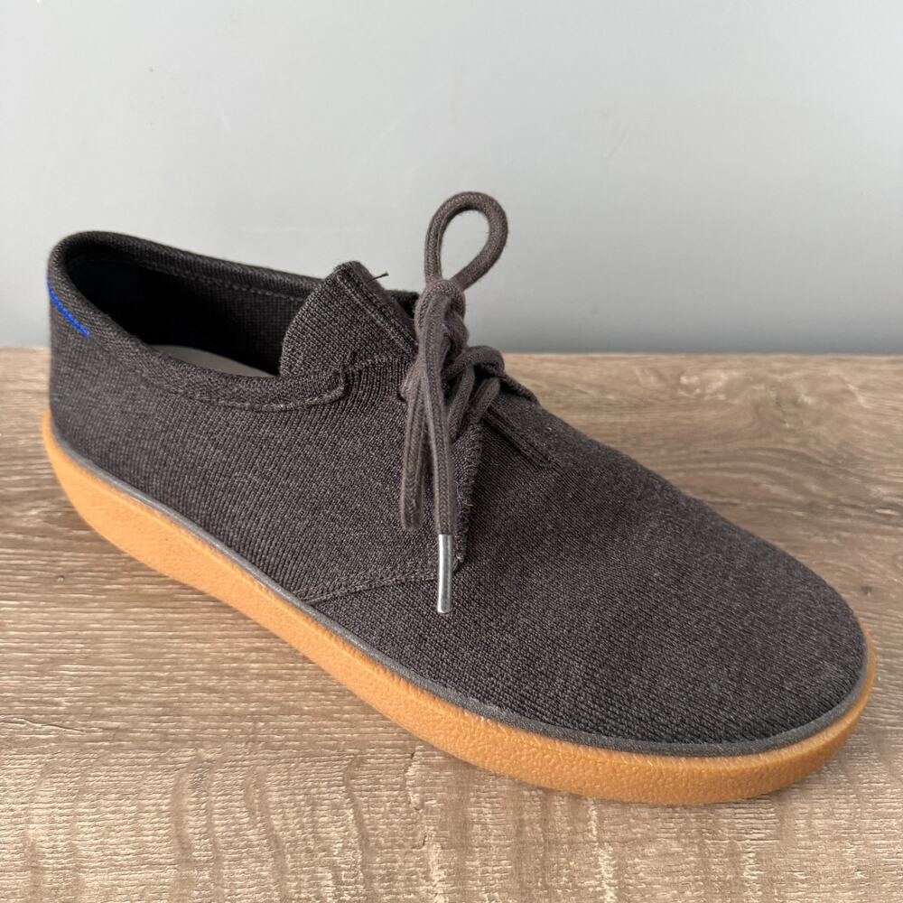 ROTHYS The Monty Shoe Mens 11.5 Merino Wool Blend Gray Casual Knit Comfort